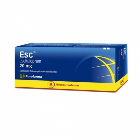 Escitalopram 20 mg X 30 COM