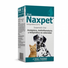 NAXPET SUSP.0,4%PE/GAT X20ML