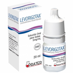 LEVORIGOTAX GOTAS 5MG mg/20ml