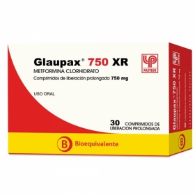 Glaupax XR 750 mg X 30 COM