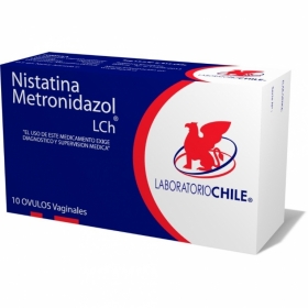 NISTATINA/METRONIDAZOL X10...