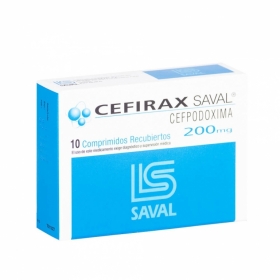 Cefirax 200 mg X 10 COMP
