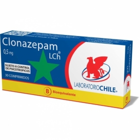 Clonazepam 0.5mg X 30 COM