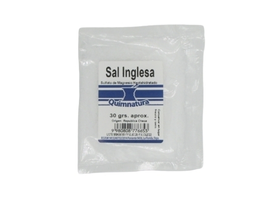 MAGNESIO SULFATO HEPTAHIDRATADO SAL INGLESA 30G 