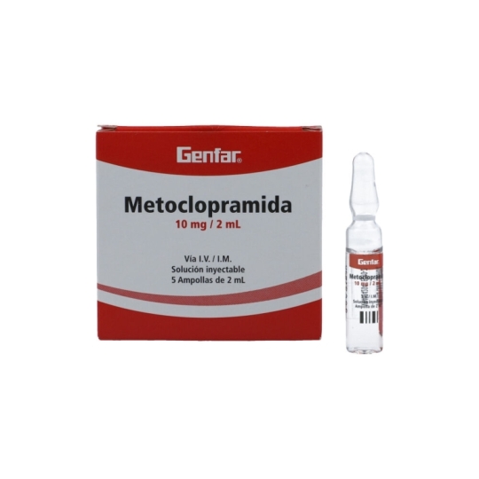 METOCLOPRAMIDA 10mg/2ml x 5AMP