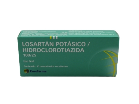 LOSARTAN/HIDROCL 100/25 X30COM. Eurofarma