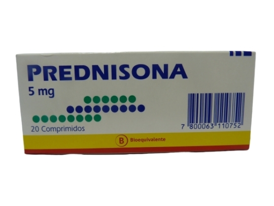 PREDNISONA  5mg X20COM. Chile