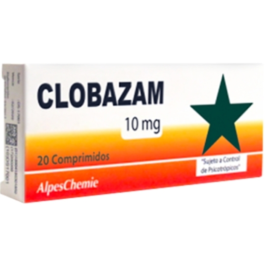 CLOBAZAM 10mg X 20COM.