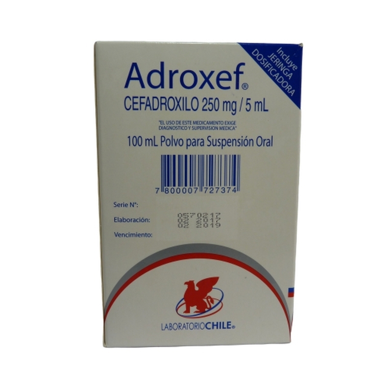 ADROXEF 250mg/5ml S.O.X100ML