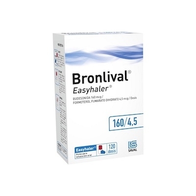 BRONLIVAL EASYHALER  160/4.5 INH.X 120 DS.