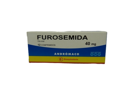 FUROSEMIDA  40mg X12COM. Andromaco