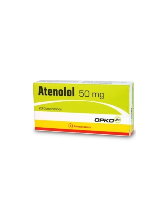 ATENOLOL 50 MG  X 20 COMPRIMIDOS