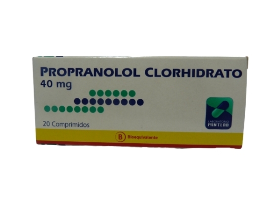 PROPRANOLOL  40mg X20COM.