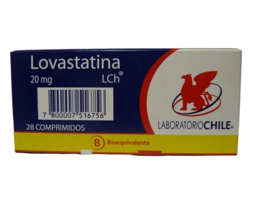 LOVASTATINA  20mg X28COM.