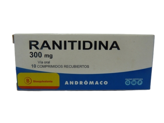 RANITIDINA  300mg X10COM.