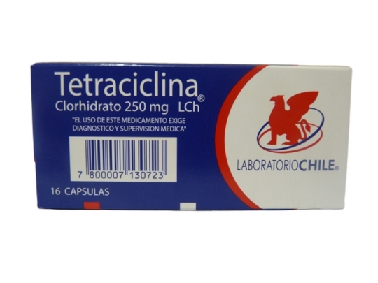 TETRACICLINA 250mg X16CAP.