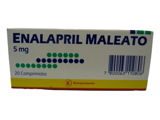 ENALAPRIL  5mg X20COM.