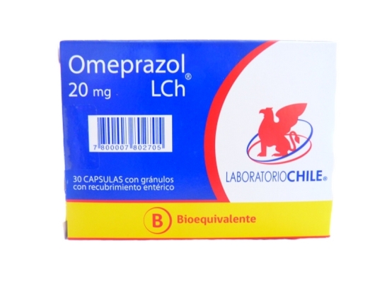 OMEPRAZOL  20mg X30CAP. Chile