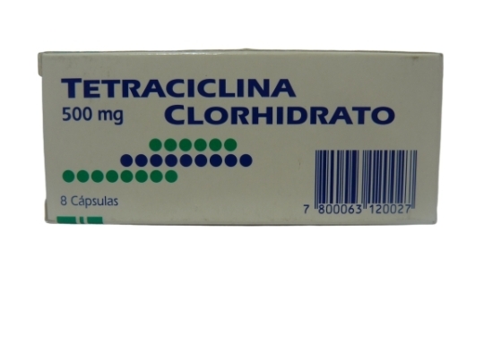 TETRACICLINA 500mg X8CAP.