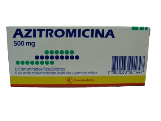 AZITROMICINA 500 MG  X 6 COMPRIMIDOS