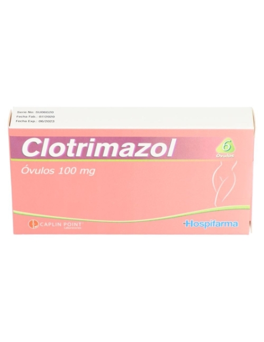 CLOTRIMAZOL 100mg X6OVULO