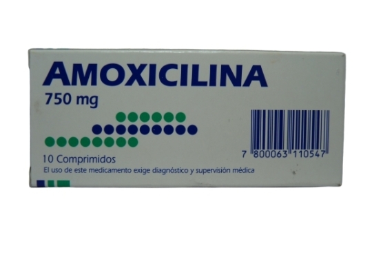 AMOXICILINA 750mg X10COM.