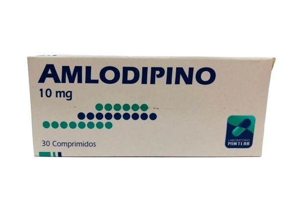 AMLODIPINO 10 MG  X 30 COMPRIMIDOS