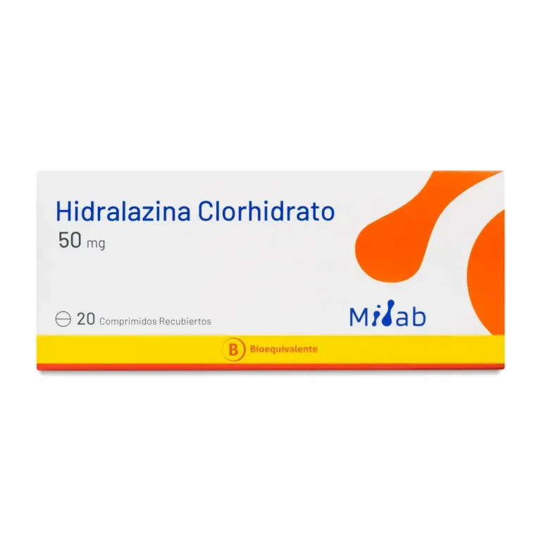 HIDRALAZINA 50mg X20COM.