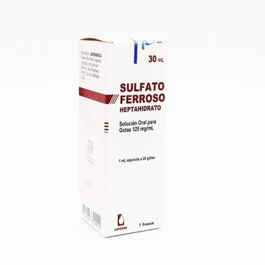 SULFATO FERROSO 125mg/ml GTAS.X30ML