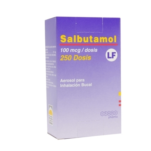 SALBUTAMOL 100mcg INH.X250DS.