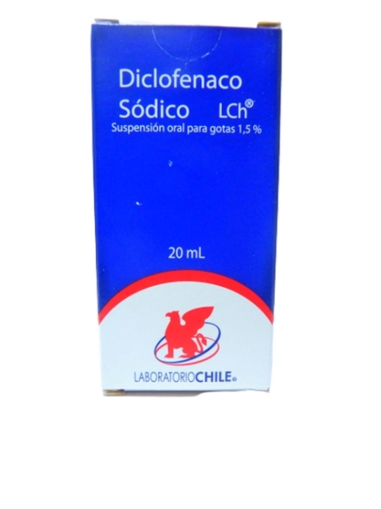 DICLOFENACO 1.5% GTAS.X20ML