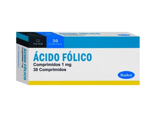 ACIDO FOLICO 1MG X 30 COMP