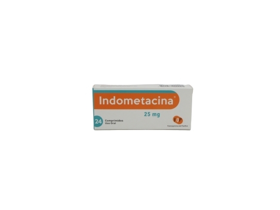 INDOMETACINA 25mg X24COM.