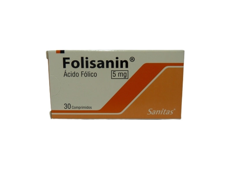 FOLISANIN 5mg X30COM.