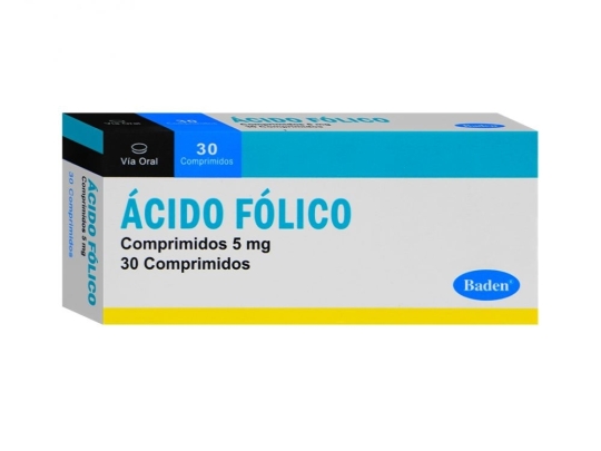 ACIDO FOLICO 5MG X 30 COMP