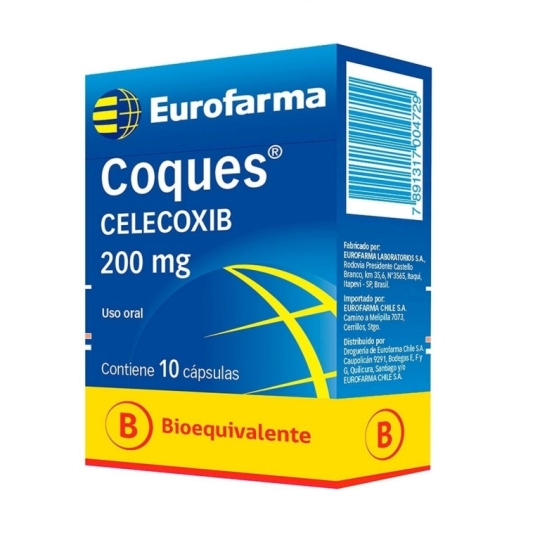 COQUES 200 MG X 10 CAP