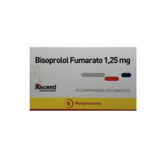 BISOPROLOL 1.25mg X30COM.REC.