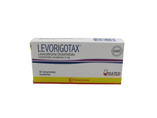 LEVORIGOTAX  5mg X30COM.REC.