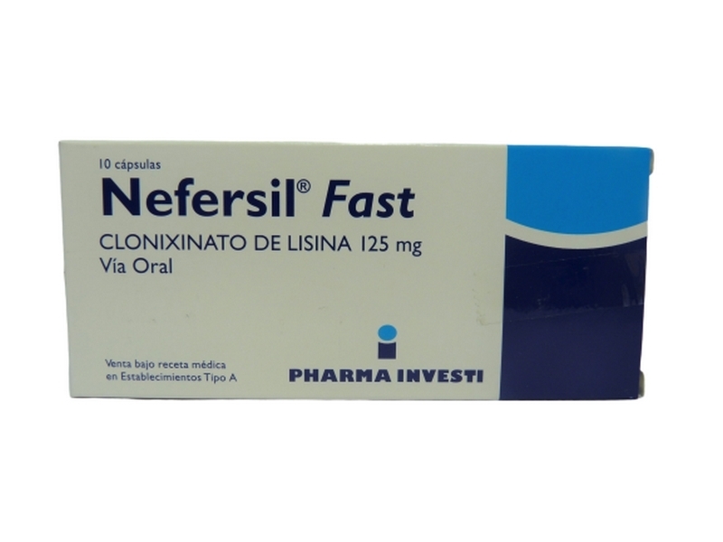 NEFERSIL FAST 125mg X10CAP