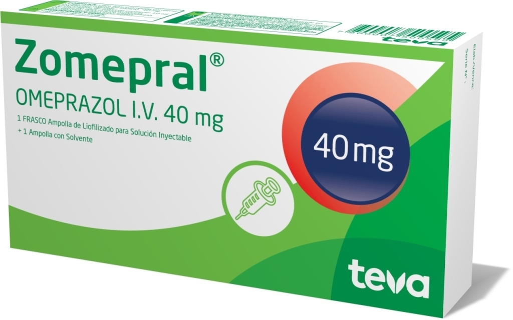 ZOMEPRAL 40MG X 1 AMP CON SOLVENTE