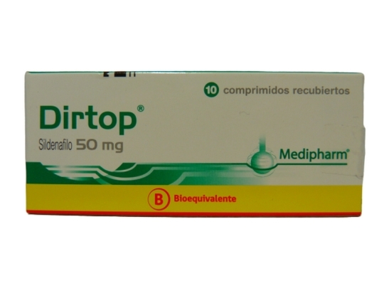 DIRTOP  50mg X10COM.REC.