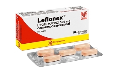 LEFLONEX 500MG X 10 COM REC