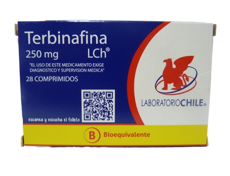 TERBINAFINA  250mg X28COM.