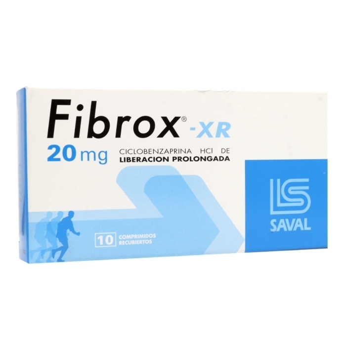 FIBROX - XR 20 MG X 10 COM