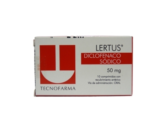 LERTUS 50mg X 10COM