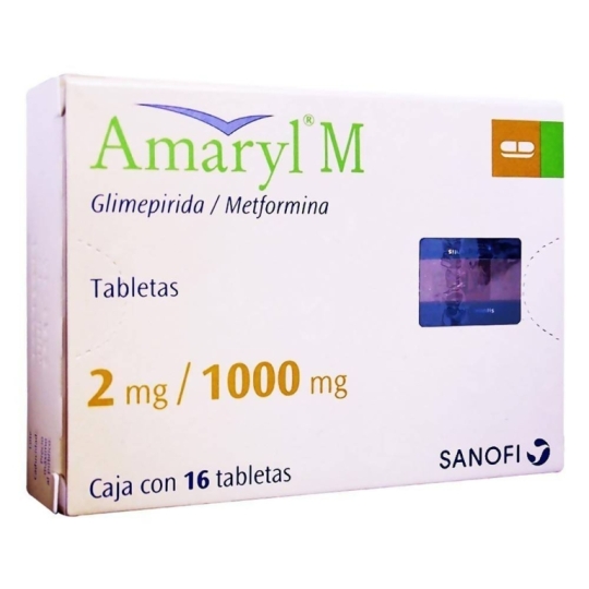 AMARYL M  2MG/1000 MG X 16 COM