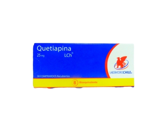 QUETIAPINA  25mg X 30COM REC