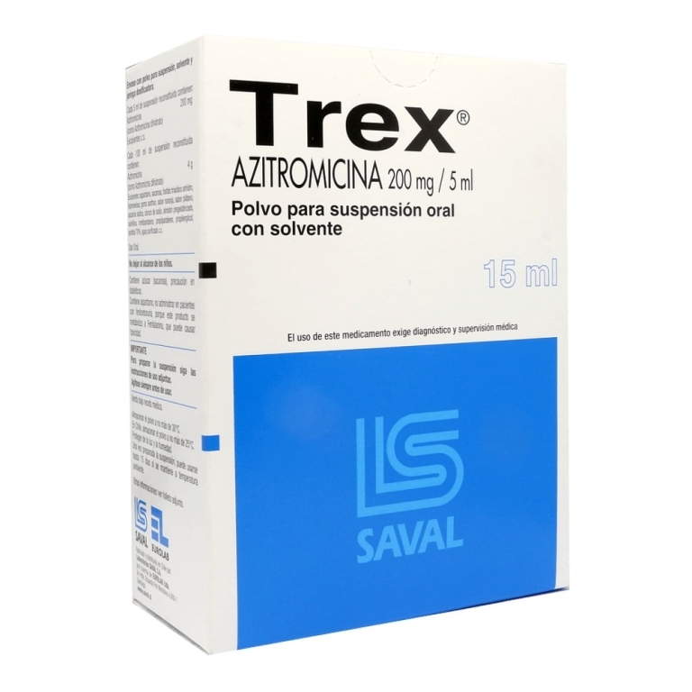 TREX SUSP ORAL 200MG/5ML X 15 ML