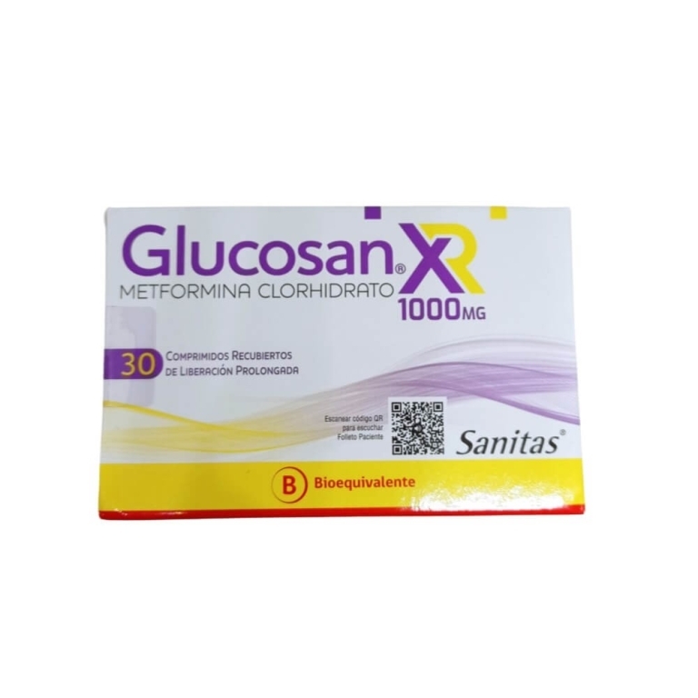 GLUCOSAN 1000 XR X 30 COM.PROL.