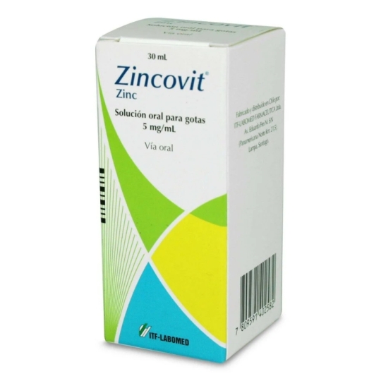 ZINCOVIT GTAS 5MG/ML X 30 ML